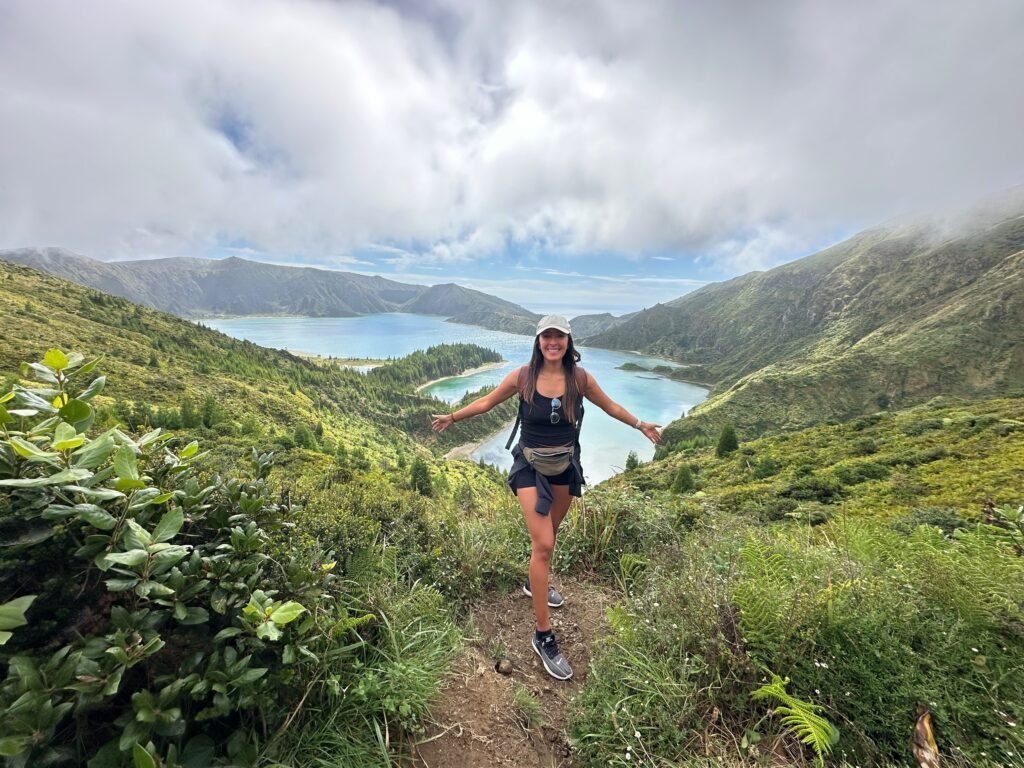 lagoa do fogo en são miguel, azores